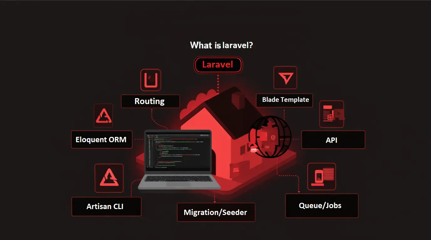 لاراول چیست؟ معرفی کامل فریمورک Laravel و کاربردهای آن در برنامه‌نویسی وب